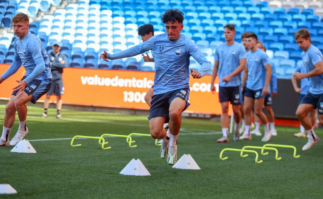 Dapto teenager Zac De Jesus has made great strides since arriving at Sydney FC in mid-2023. Picture: Sydney FC Media
