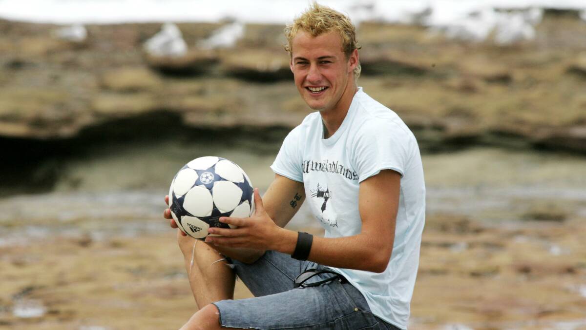 Former Sydney FC star Ruben Zadkovich pictured in Bulli ahead of the 2006 A-Leagues grand final. Picture by Greg Totman