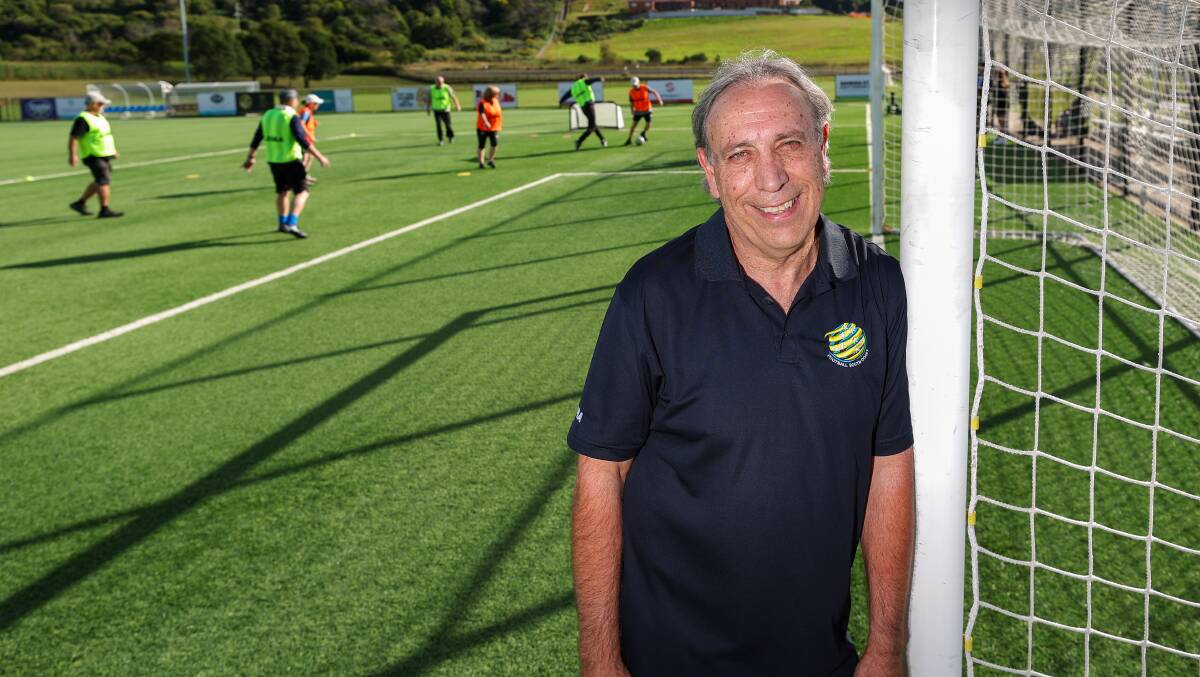 Football South Coast's walking football coordinator Joe Seco is excited about the sport's growth in the Illawarra. Picture by Adam McLean