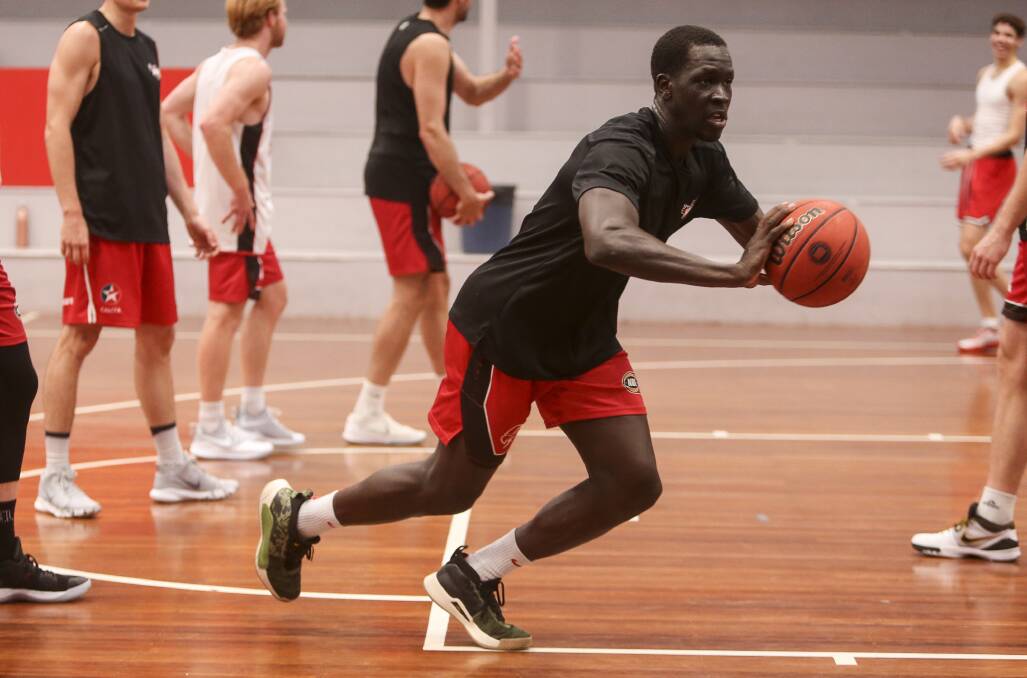 Sunday Dech was superb off the bench against the Cairns Taipans last Saturday. Picture: Anna Warr