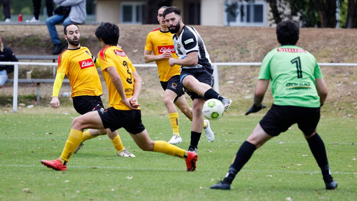 All of the action from Port Kembla's 1-0 win over Coniston in their Illawarra Premier League round-20 clash at JJ Kelly Park on Saturday. Pictures by Anna Warr