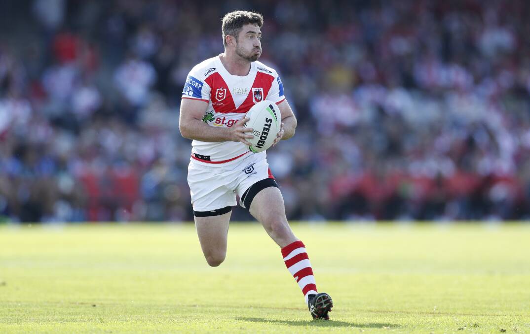 READY TO GO: Adam Clune will replace Ben Hunt in St George Illawarra's vacant no.7 jersey on Friday. Picture: Jason McCawley/Getty Images