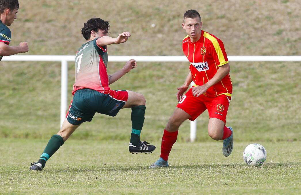 Mason Versi will look to continue his good form for United on Sunday. Picture: Anna Warr