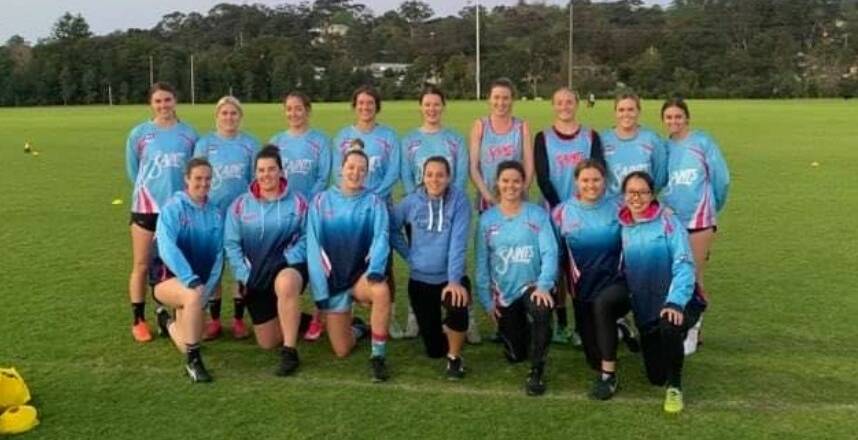 The Wollongong Saints ahead of this year's grand final. Picture: Claudia Flynn