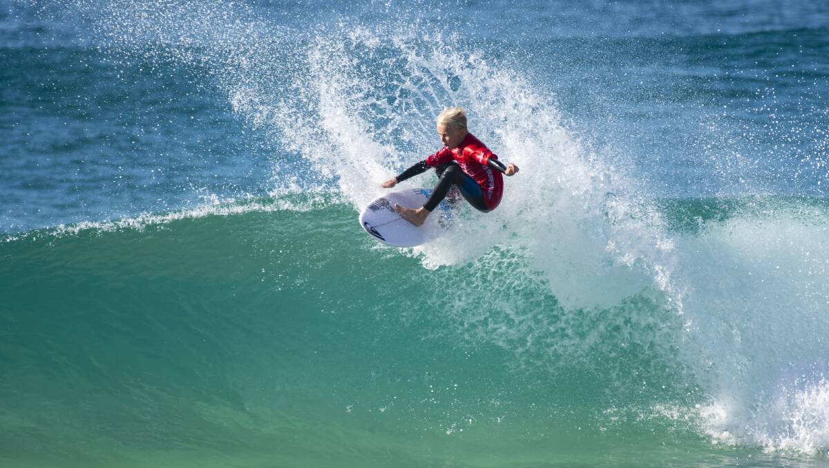 Hughie Vaughan in action. Picture: Ethan Smith/Surfing NSW