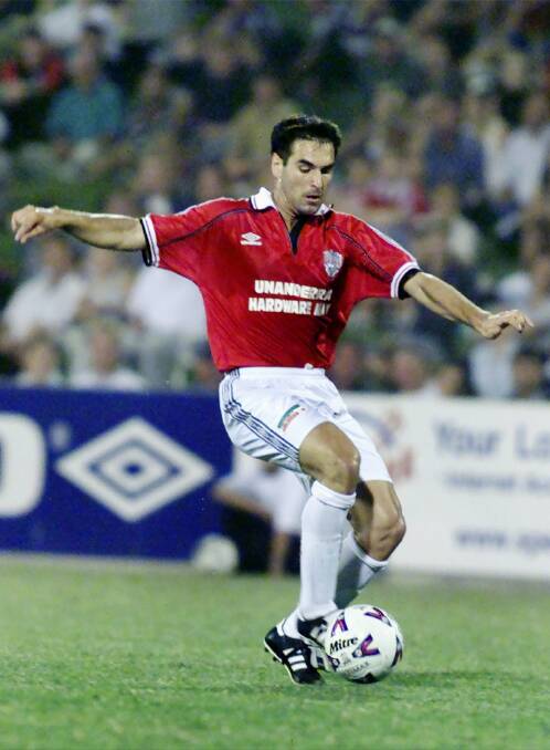 THROWBACK: Former Wollongong Wolves player Robbie Stanton. Picture: Orlando Chiodo