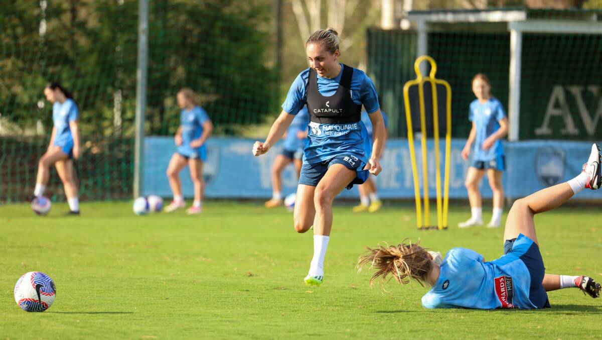 Caley's teammates include Figtree star, Mackenzie Hawkesby. Picture - Sydney FC