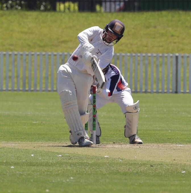 Jayden Zahra-Smith offered some batting resistance for the Lighthouse Keepers. Picture by Robert Peet