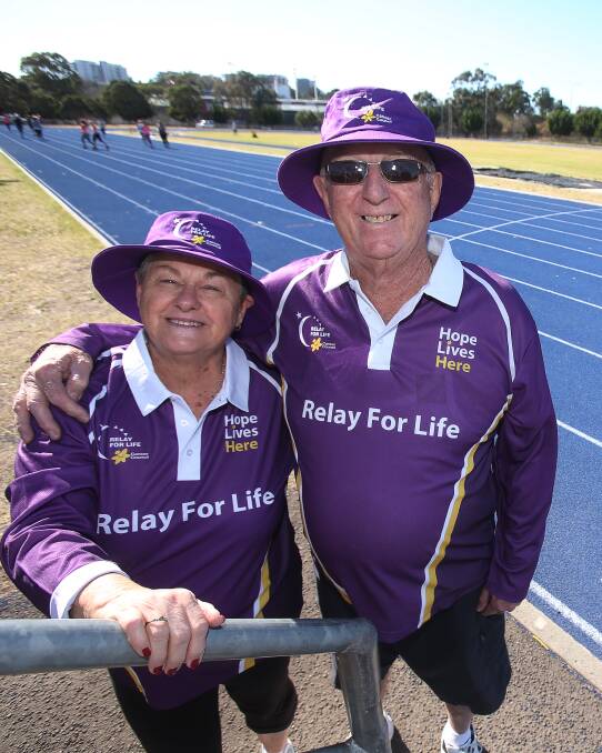 Motivated: John and Sue Meehan have been walking every year, raising over $70,000, and are still going strong. Pictures: ROBERT PEET