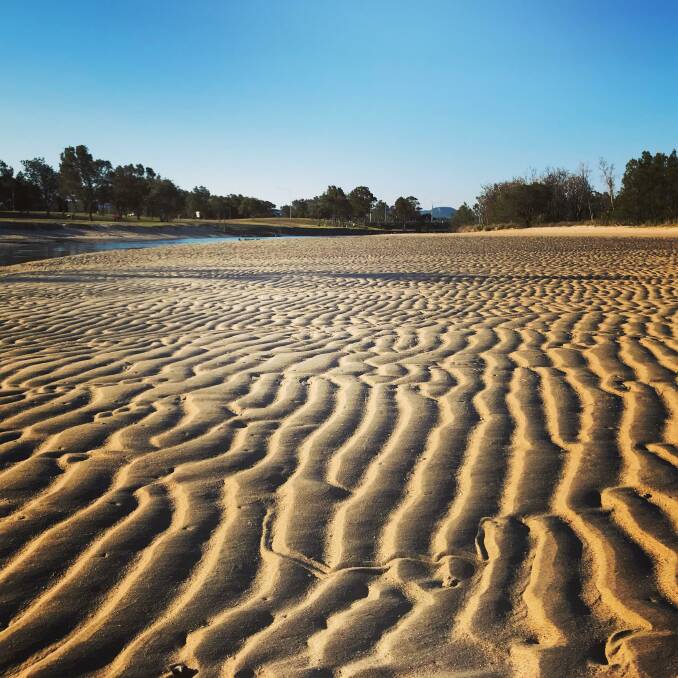 Ripple effect: Lake Illawarra sand by Rylee Cole. Send us your photos to letters@illawarramercury.com.au or post to our Facebook page.