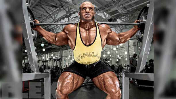 Man mountain: Mamdouh Elssbiay, known as Big Ramy, will be at the Team Flex Wollongong store on Tuesday night.  