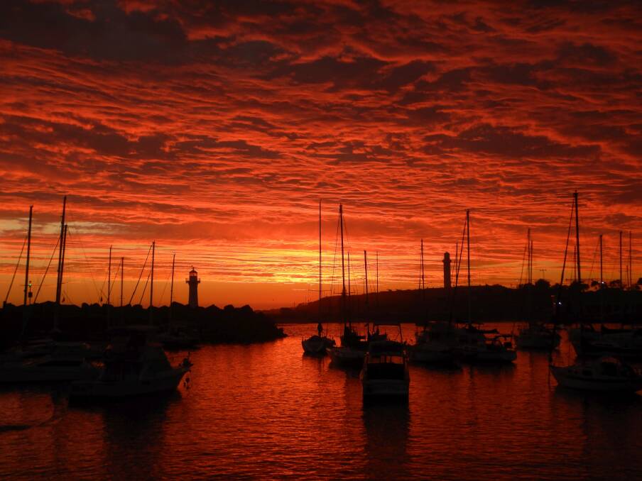 Sunrise: Hans Haverkamp captured this beauty at Wollongong Harbour on February 4. Send us your photos to letters@illawarramercury.com.au or post to our Facebook page.
