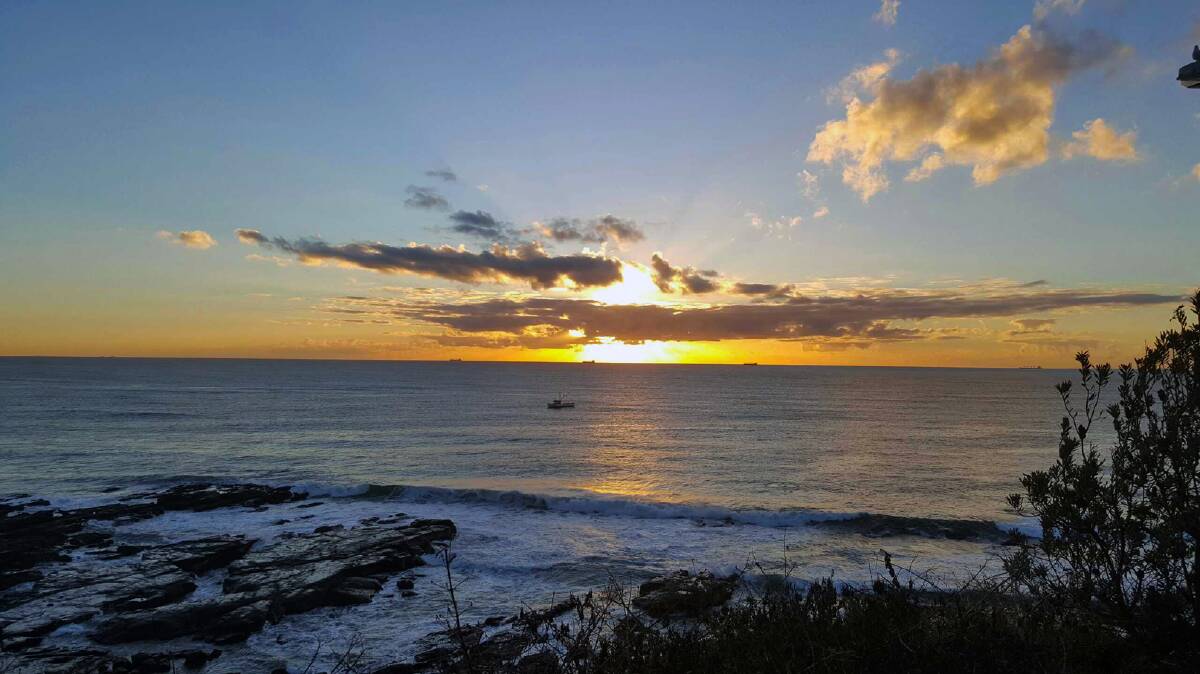 Reader's pic: Wollongong sunrise by Bob Corderoy. Send your image to letters @illawarramercury.com.au or tag via @illawarramerc.   