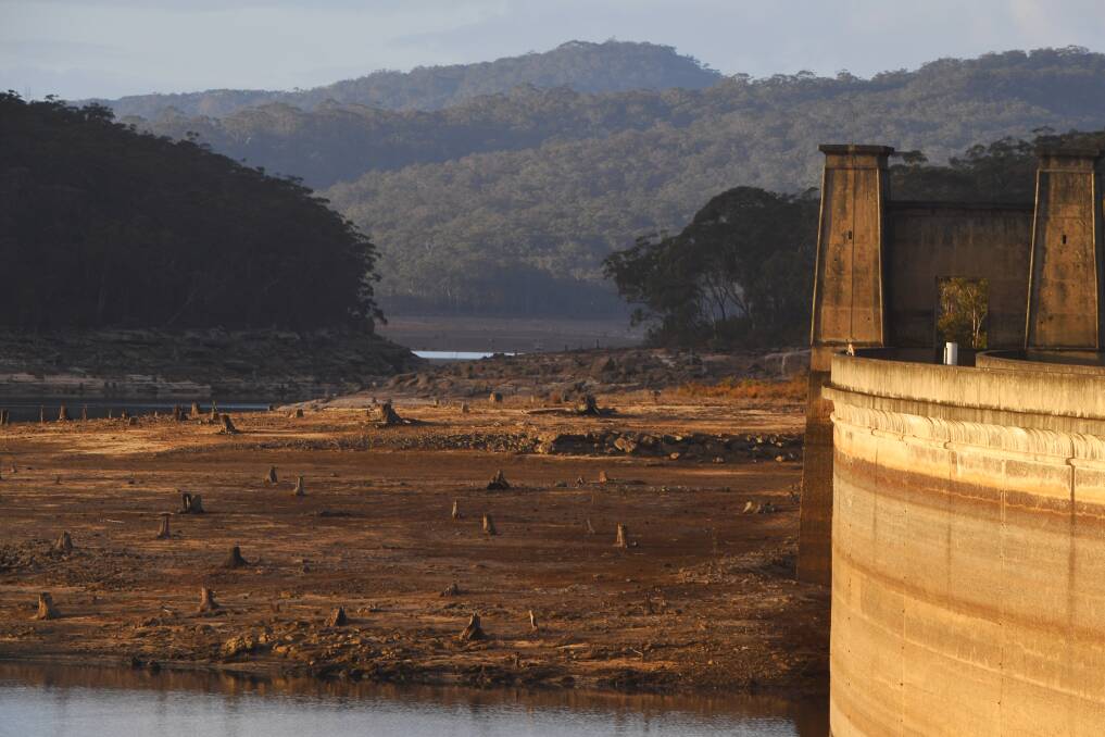 In August last year Cordeaux Dam's capacity was at 41.9 per cent. Now it is at 40.3 per cent. Picture: Nick Moir
