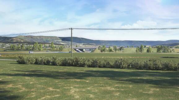 Artists impression of bridge 10 of the Albion Park Rail bypass. Picture: Roads and Maritime Service
