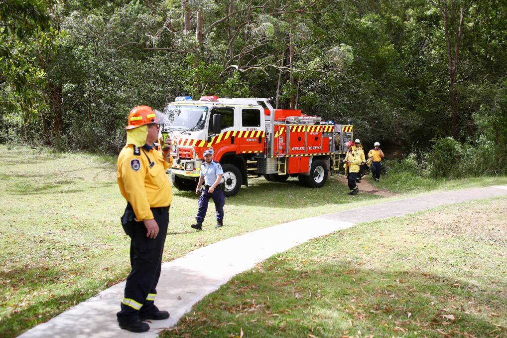 Illawarra zone group captain Will Lee was overseeing the Balgownie fire as it was extinguished. Picture: Adam McLean