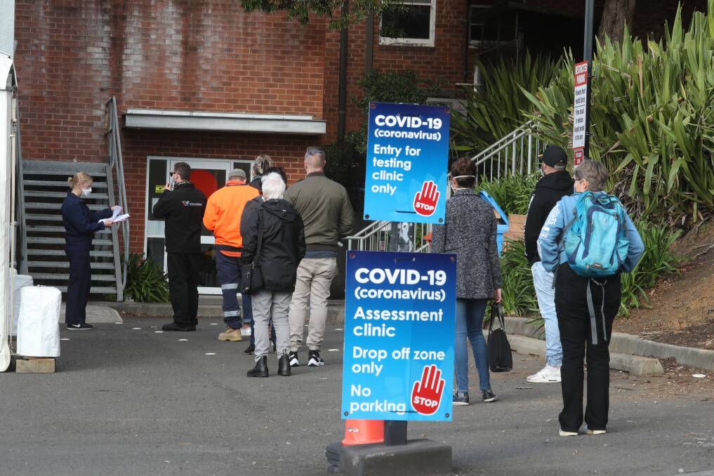 The local health district continues to encourage people to get tested for COVID-19 if they have any cold symptoms. Picture: Robert Peet