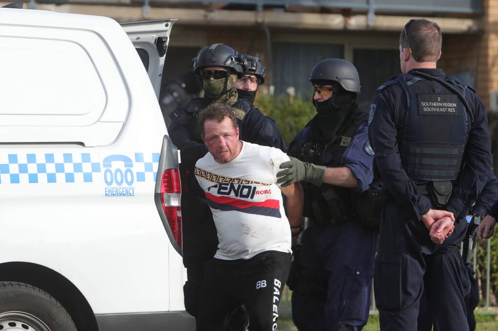 Joshua Dendulk was refused bail after he was involved in a four-hour siege at Bellambi on Tuesday. Picture: Sylvia Liber