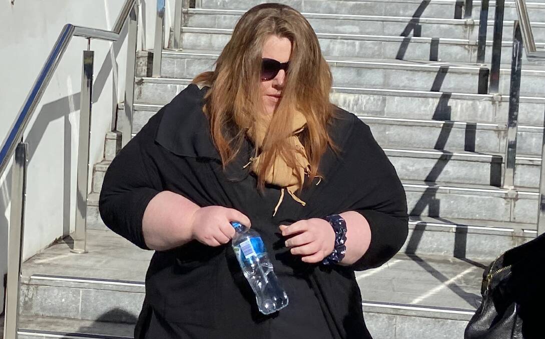 Yasmin Griffiths walked out of court after she took more than $100,000 in false payments from the government. 