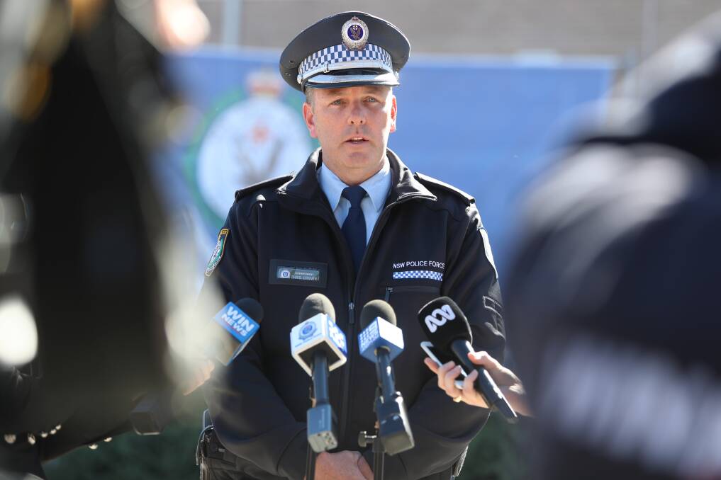 Goodbye: Wollongong commander Superintendent Chris Craner has resigned from his role to take up a secondment with the AFP.