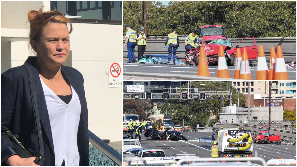 Horror crash: Dapto woman Nicole Green was tragically killed in a head-on crash on the Sydney Harbour Bridge on Thursday. Pictures: Supplied, Getty Images