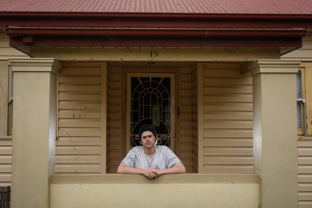 Zachery Rankin has been struggling to find a rental property due to his lack of rental hisotry. Picture: Adam McLean