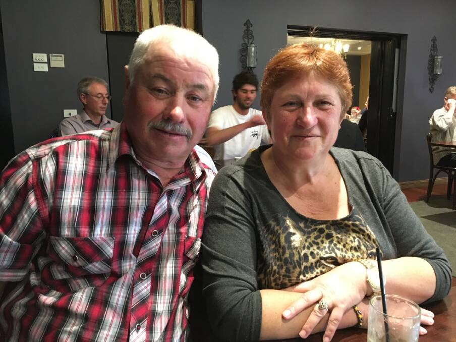 Terrible loss: Jose Martins, pictured with his wife Saudade, was tragically killed on Friday at his concreting workplace in Berkeley. Picture: Supplied