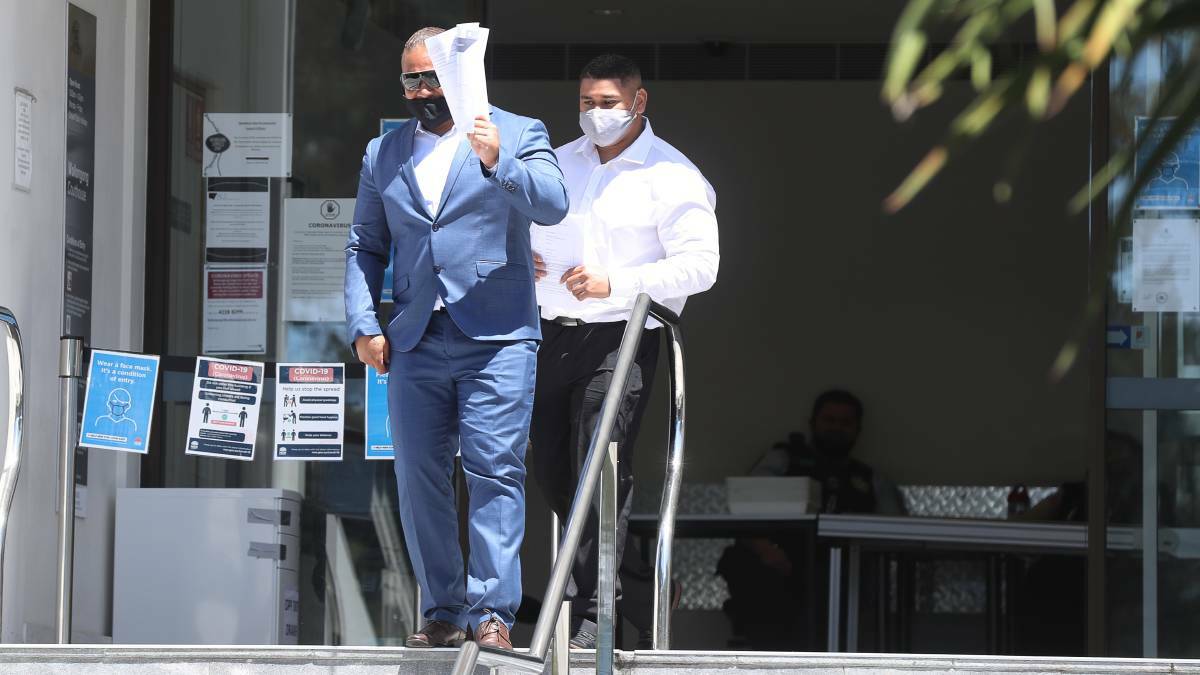 Brawling brothers: Siblings Tevita and Ame Cottrell were also spared jail time when they faced sentencing last November.