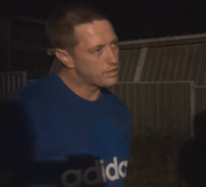 Matthew Spinks has been found guilty of murdering his mate Nathan Costello. He was interviewed by police during a search warrant at his Koonawarra house. Picture: Supplied