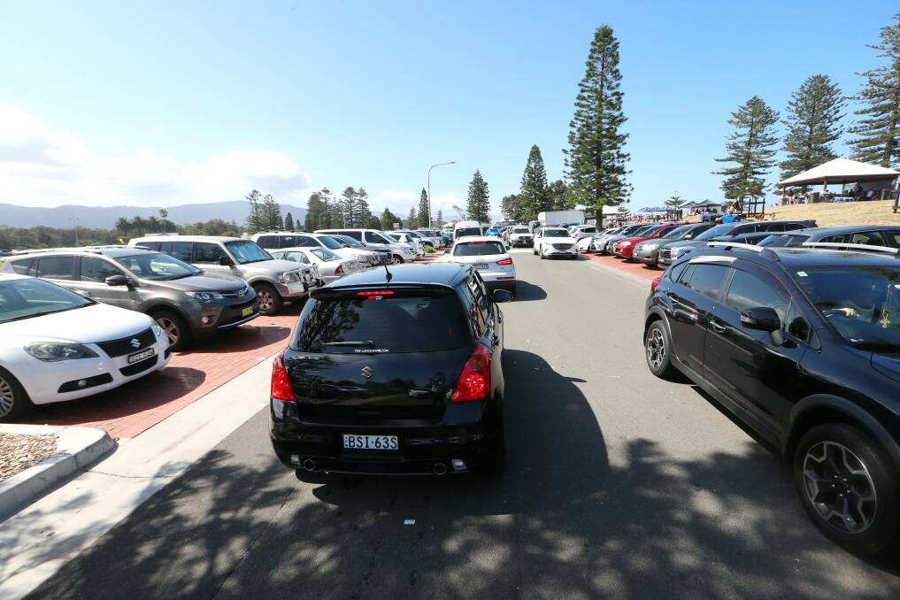Bedlam: Car spaces at Stuart Park fill up early on New Year's Day and other public holidays, creating headaches for residents and visitors. Pictures: Sylvia Liber
