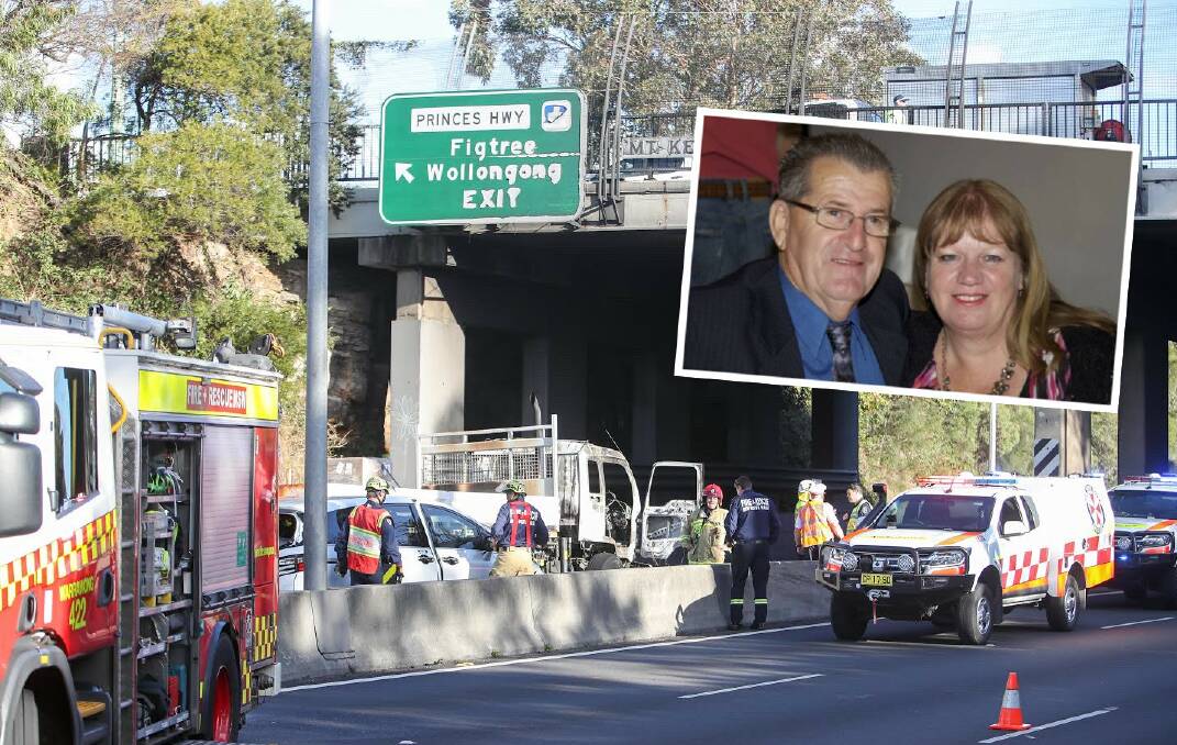 John Cerezo and Catherine Camilleri were killed in a multiple car pile up on the M1 Princes Motorway in 2019. Pictures: Adam McLean, Supplied