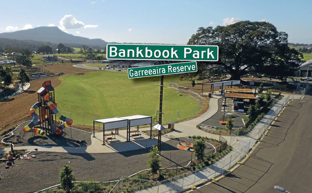 Controversial: Many Wongawilli residents wanted the park to be called Bankbook Park rather than Garreeaira Reserve. Councillors voted to submit Bankbook Park to the Geographical Names Board. Picture: Sheargold Properties