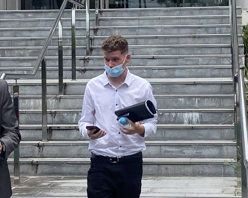 Mark Maddison avoided punishment in Wollongong Local Court on Tuesday after he drunkenly spat on a security guard when he was denied entry to the Wollongong venue.