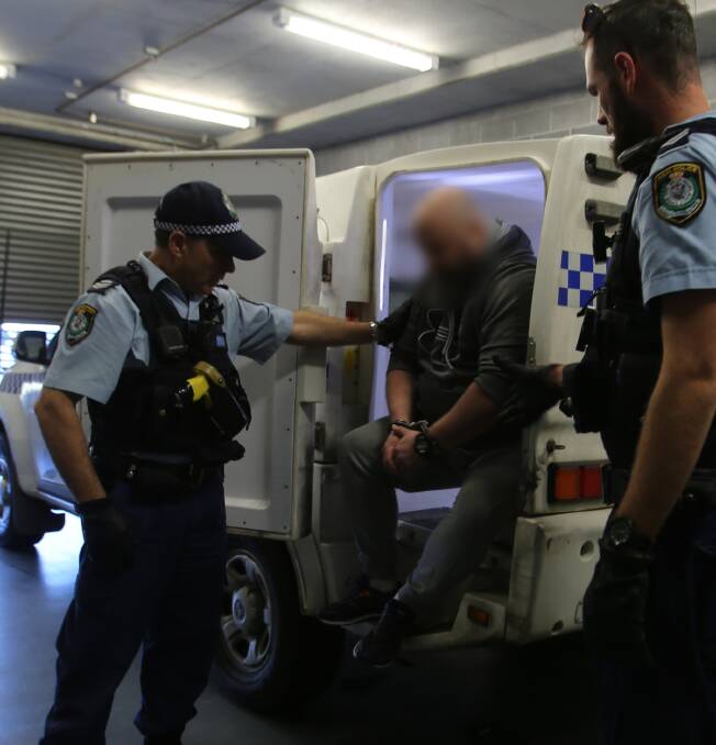 A Wollongong man was arrested for the alleged online procurement of a child. Picture: NSW Police Force
