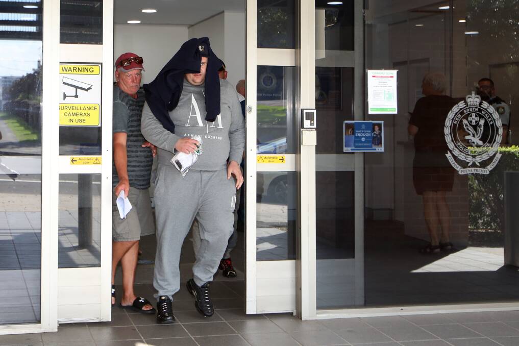 David Potts (right) was granted bail in Wollongong Local Court on Monday. Picture: Sylvia Liber