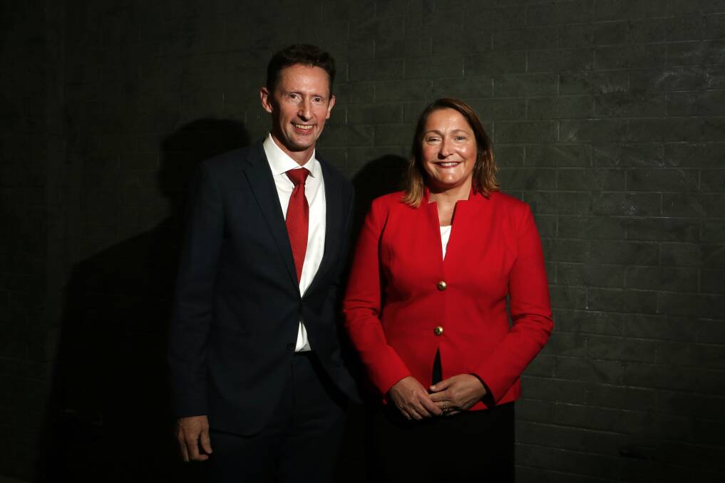 Representatives: Stephen Jones and Fiona Phillips have been officially declared MPs of Whitlam and Gilmore respectively. Picture: Sylvia Liber