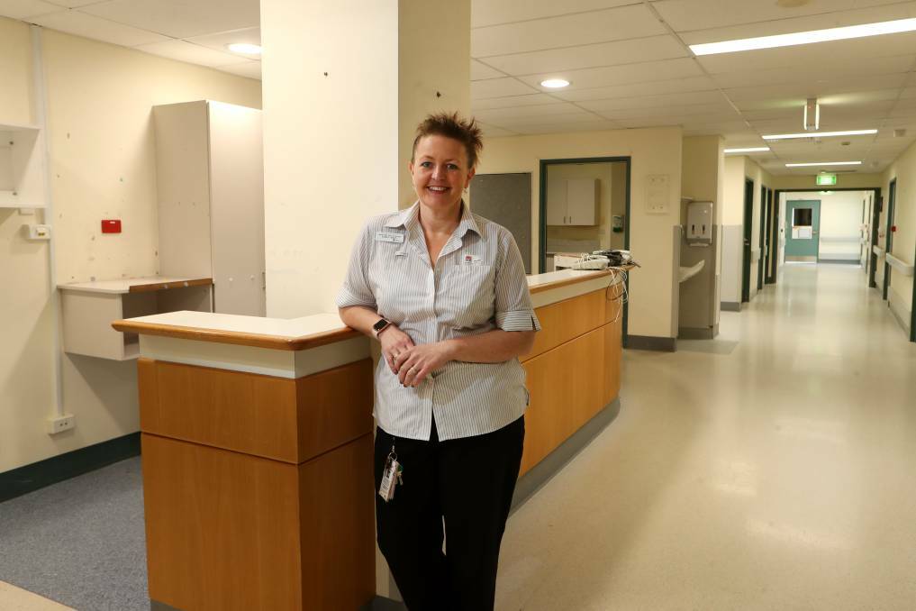 Karen Atkin in the old birthing unit. File picture: Sylvia Liber
