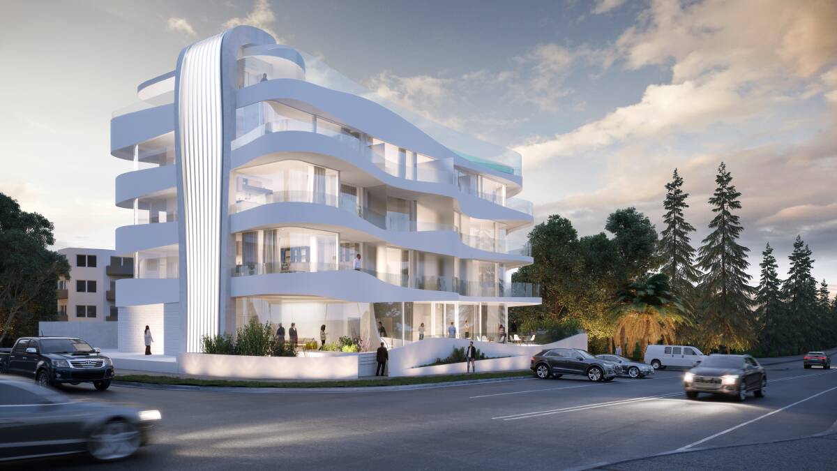 ARTIST'S IMPRESSION: The $5.5 million proposal includes the construction of a four-storey residential flat building comprising 16 apartments. Pictures: Supplied