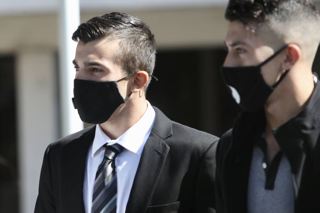 Remzi Bektasovski (left) got in the witness box on Thursday during his Wollongong District Court trial. Picture: Adam McLean
