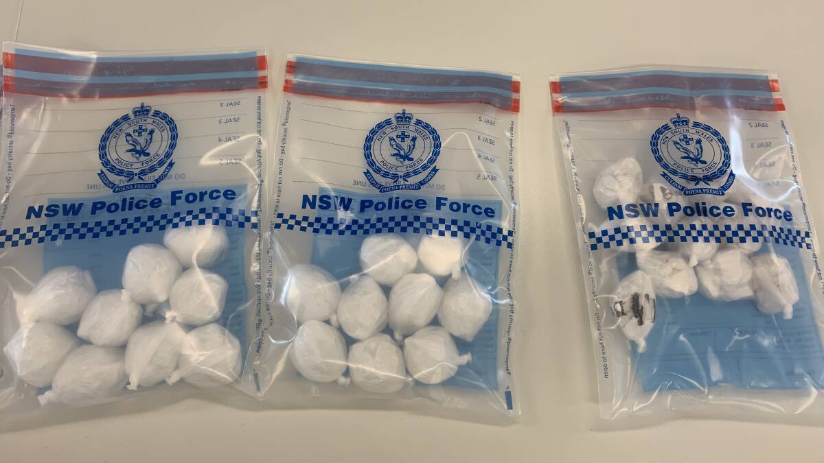 Police have seized money and illegal drugs from a Warrawong home. Pictures: NSW Police
