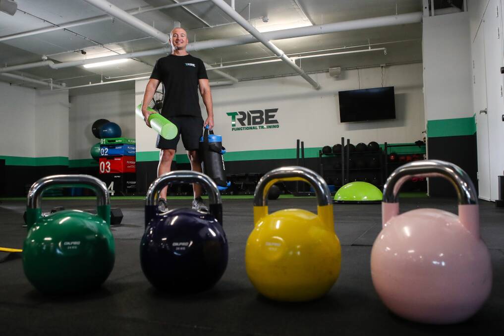 Tribe Functional Training Wollongong owner Ed Price is confident about the hygiene and social distancing procedures that will be in place once the gym reopens. Picture: Adam McLean