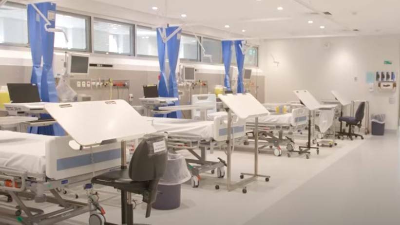 Wollongong Hospital has vastly expanded its intensive care unit capacity to prepare for the COVID pandemic.