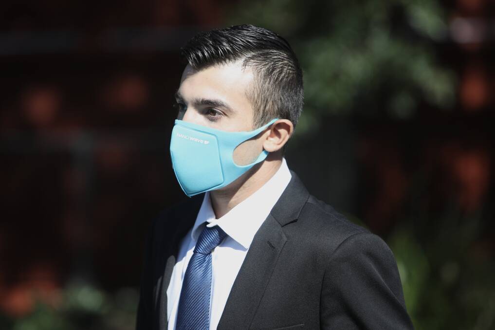 Remzi Bektasovski at Wollongong courthouse on the first day of his sexual assault trial. Picture: Adam McLean