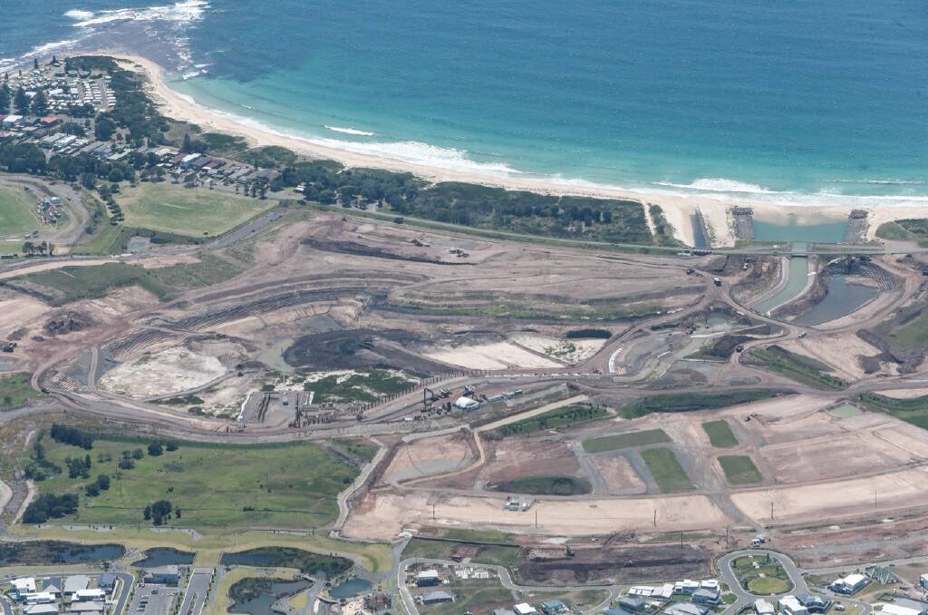 Changed plans: An aerial image of Shell Cove marina site in 2015. Picture: Adam McLean