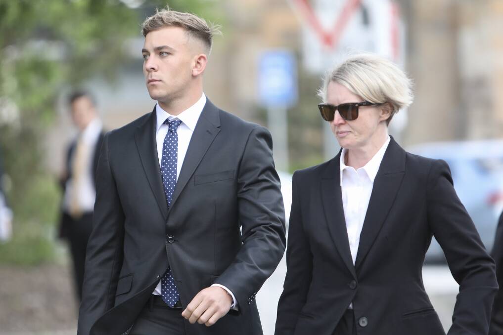 Callan Sinclair arrived in court at 9.30am. Picture: Adam McLean