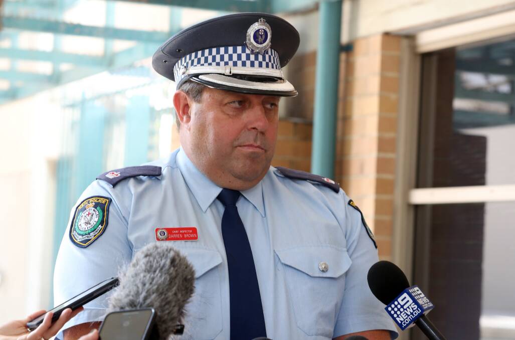 Chief Inspector Darren Brown told media the man who went for a fatal swim at North Beach was previously drinking with friends. Picture: Robert Peet 