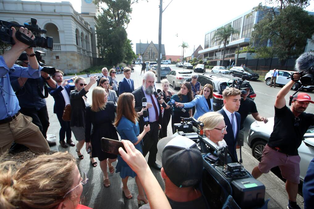 Callan Sinclair's lawyer vowed "we will be back to fight these charges" during a retrial after the jury failed to reach a unanimous verdict in the sexual assault trial. Picture: Sylvia Liber