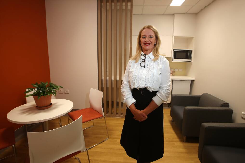 General manger Nicole Sheppard in the family support room. Picture: Sylvia Liber