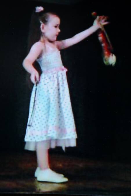 Libby was musically talented and desperately wanted to play the cello after playing the violin. Picture: Supplied