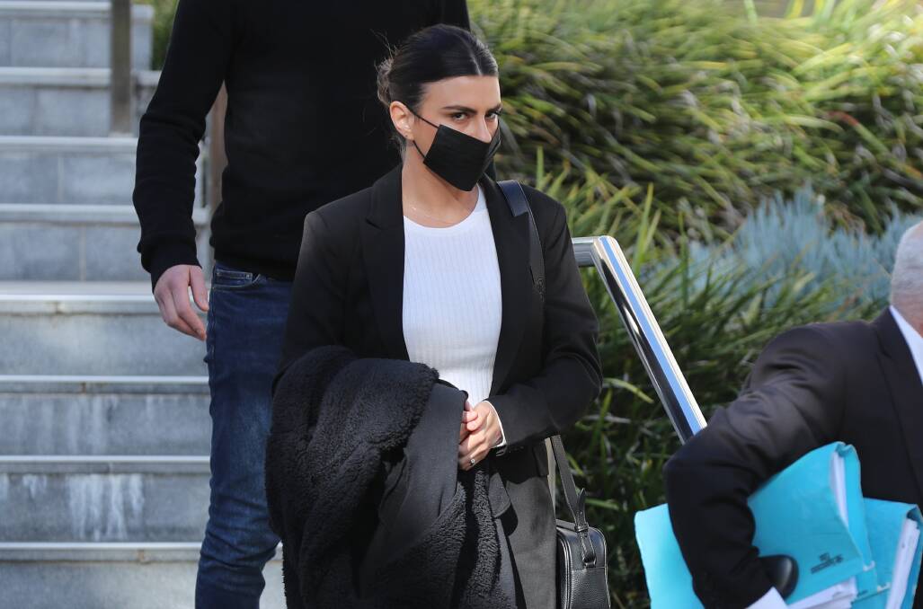 Driving charges: Lake Heights resident Deanna Azabal fronted Wollongong Local Court over a fatal crash earlier this year.